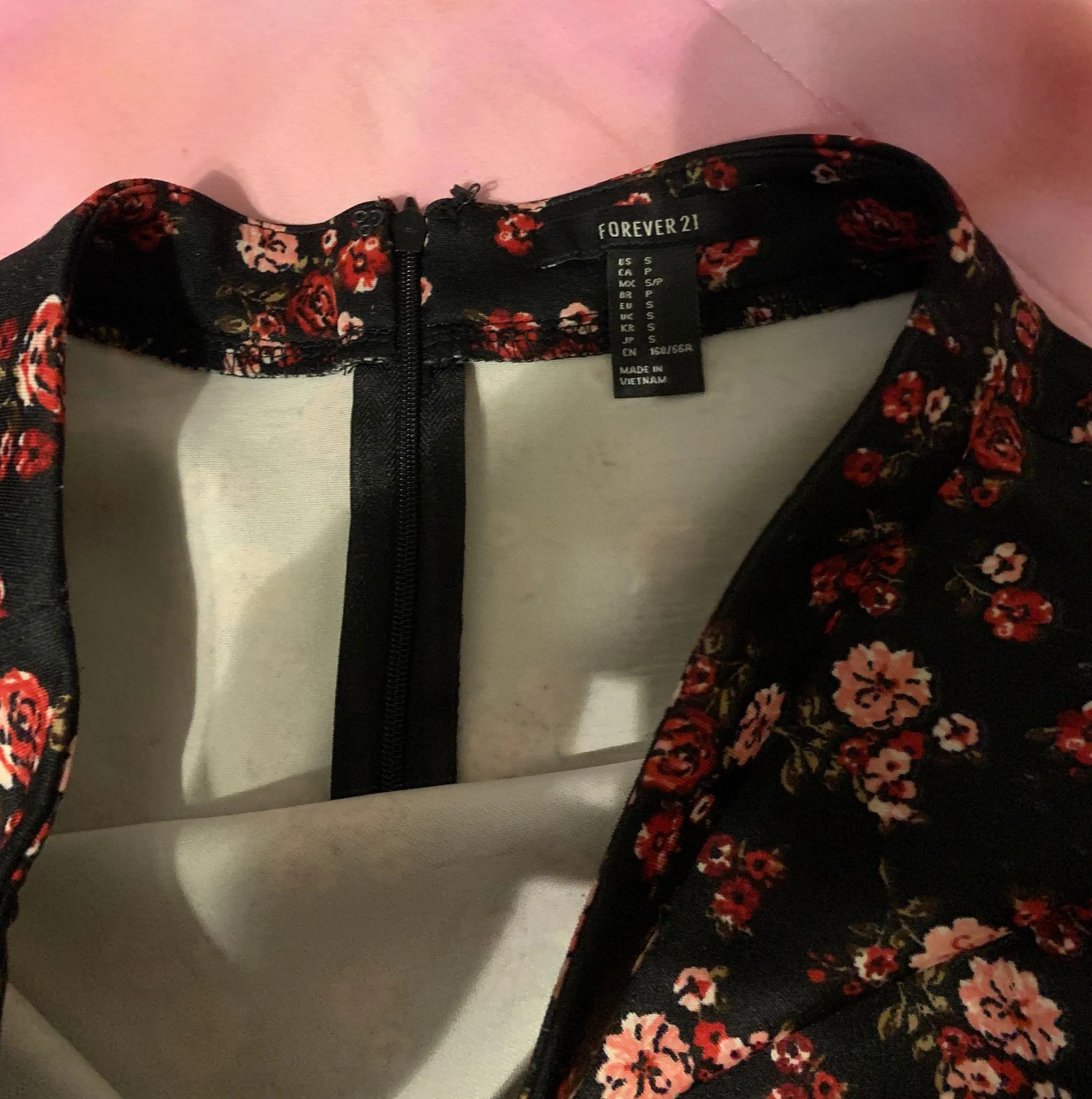 Floral Rose Fit & Flare Skirt - Image 3