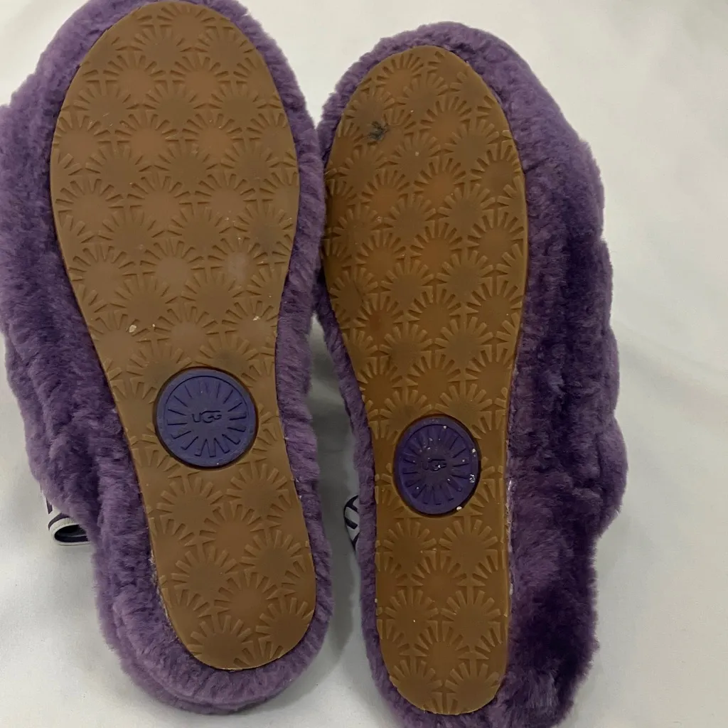 UGG Plush Purple Slide Sandals Women’s Size 9 - Image 7