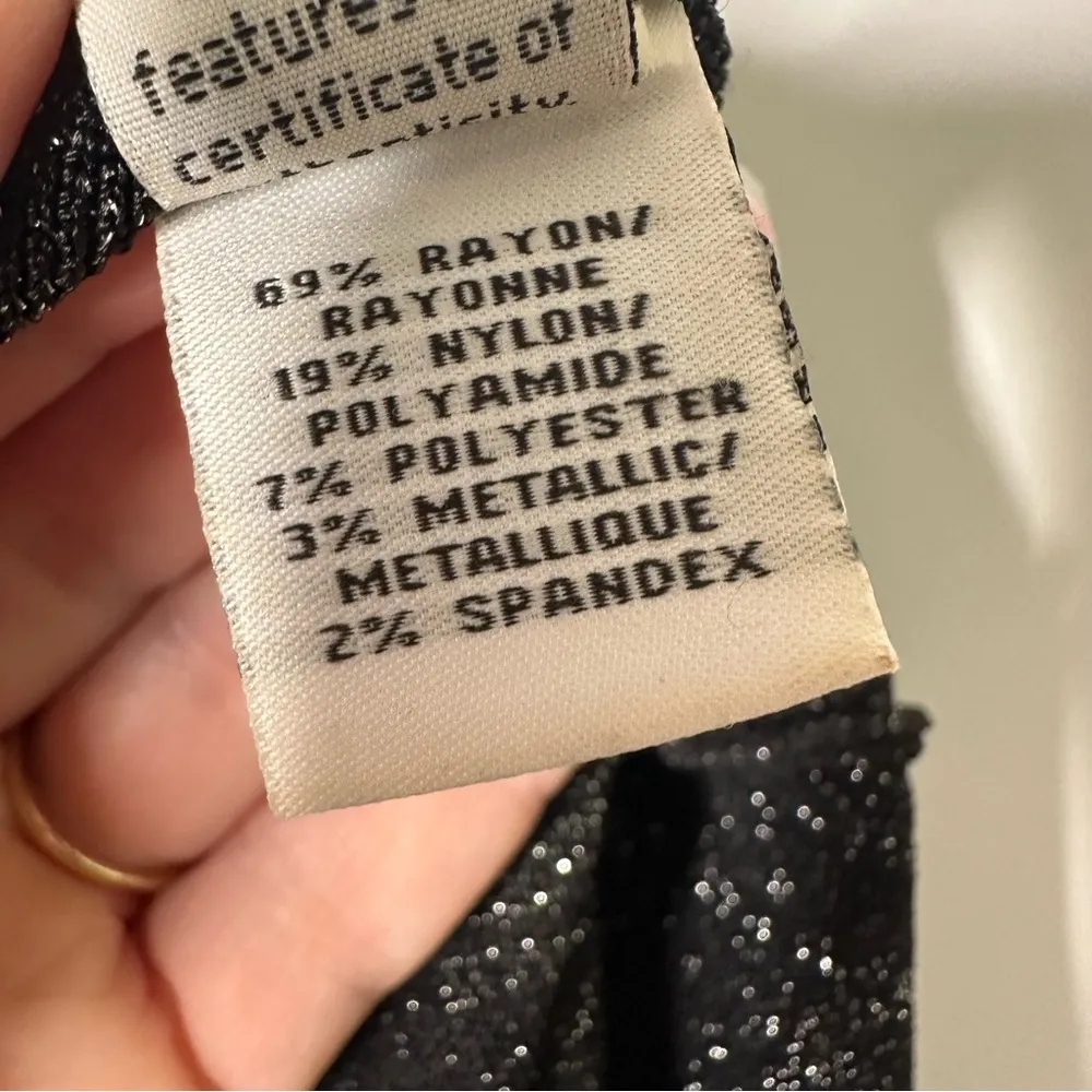 Diane Von Furstenberg DVF Knot-Print Knit Short-Sleeve Sheath Dress Size Small - Image 10