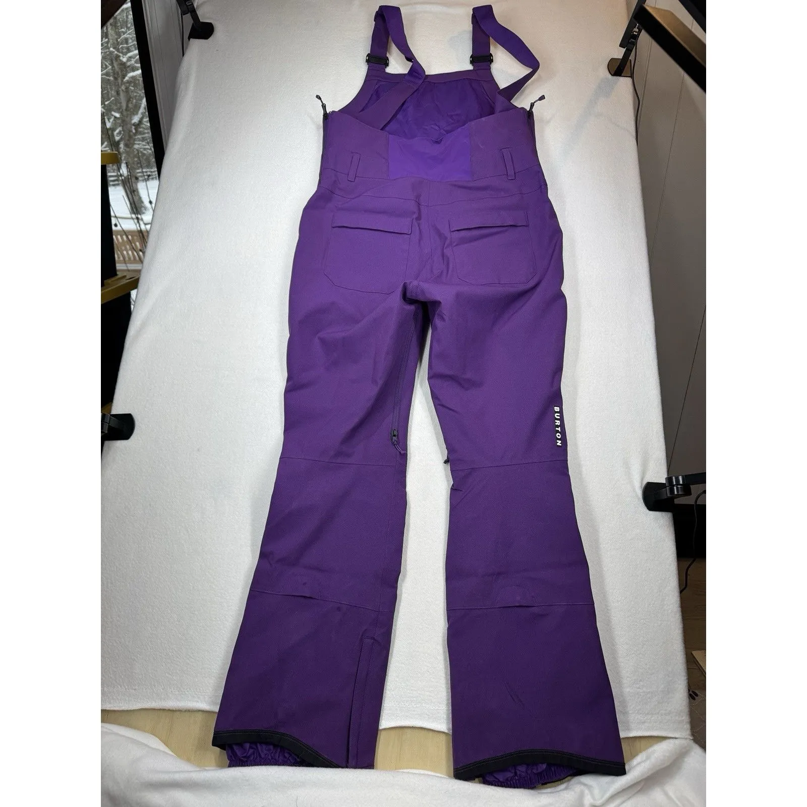 Burton Women’s Avalon Stretch Ski Snow Bib Imperial Purple XS NWT $260 MSRP - Image 2