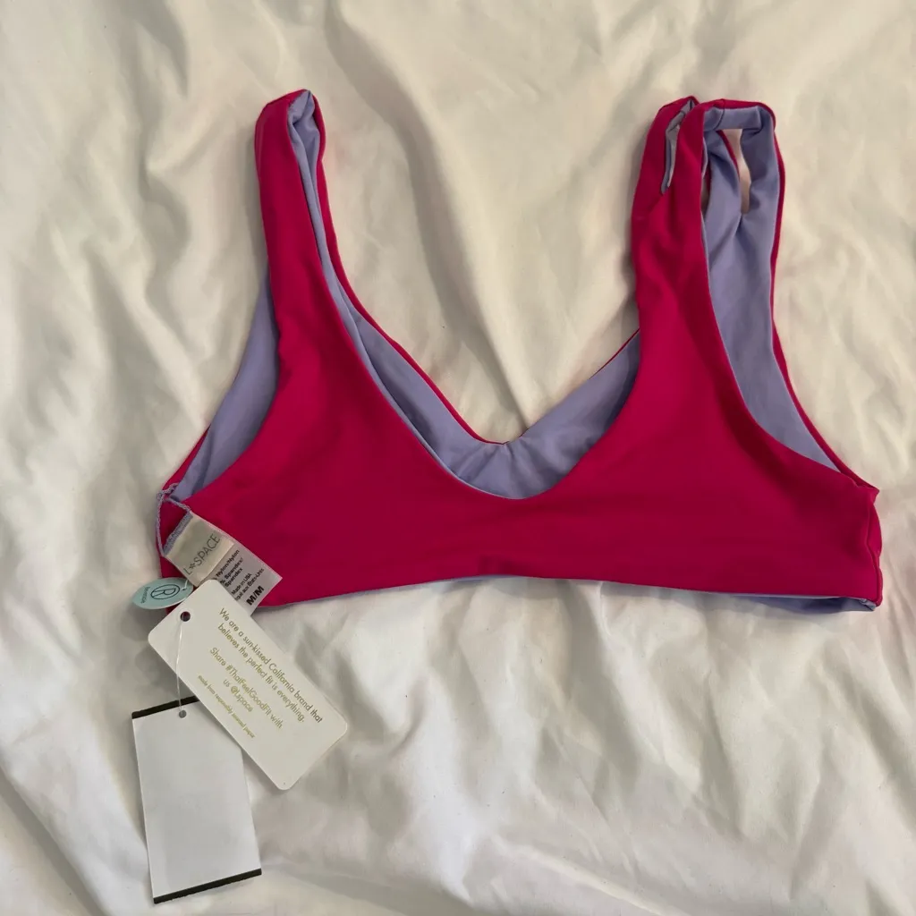 NWT L*Space One Wave Reversible Bikini Top - Image 6