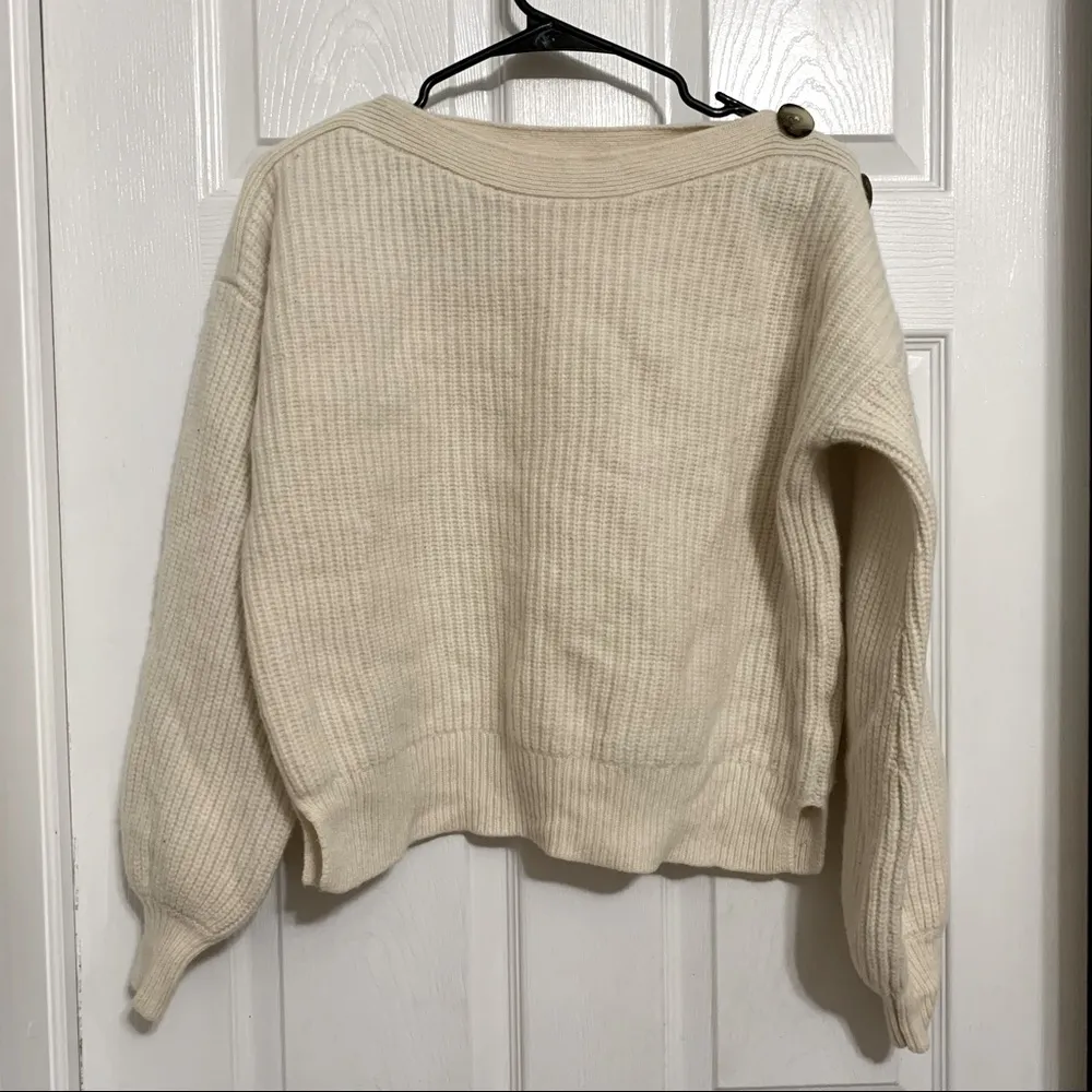 Madewell boatneck bubble-sleeve pullover sweater - Image 4