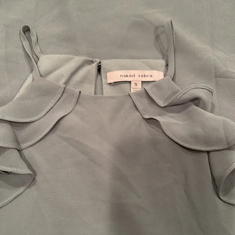 Short dress with ruffle top and spaghetti straps - Image 7