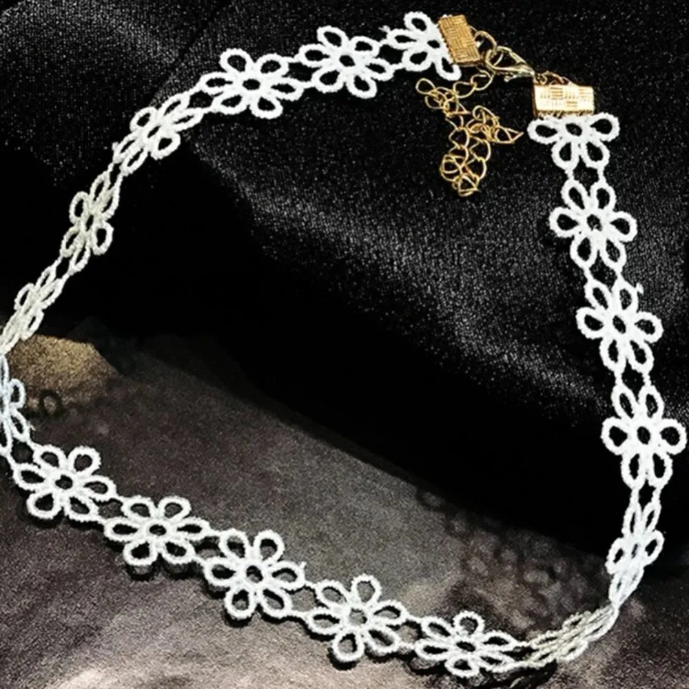 Flower lace choker necklace ✨​​​​​​​​​​​​​​​​​​​​​​​​​​ - Image 3