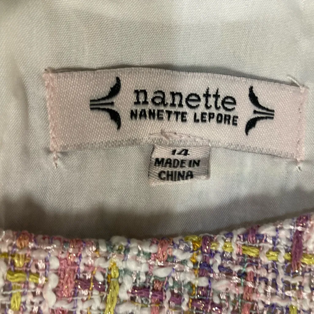 Nanette Lepore Multicolor Tweed Midi Dress - Image 4