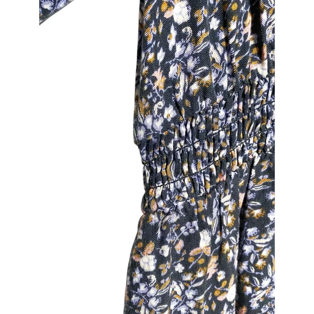 Universal Thread Floral Midi Dress Sz S Ruffle Tiered Cottagecore Prairie Rayon - Image 4