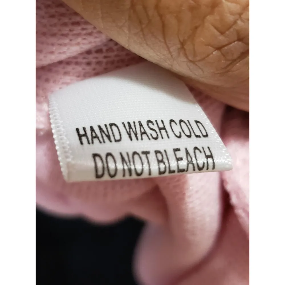 Balkan Sweater Womens Large Pink Knitted High Low Bow Back Boat Neck Pullover - Image 7