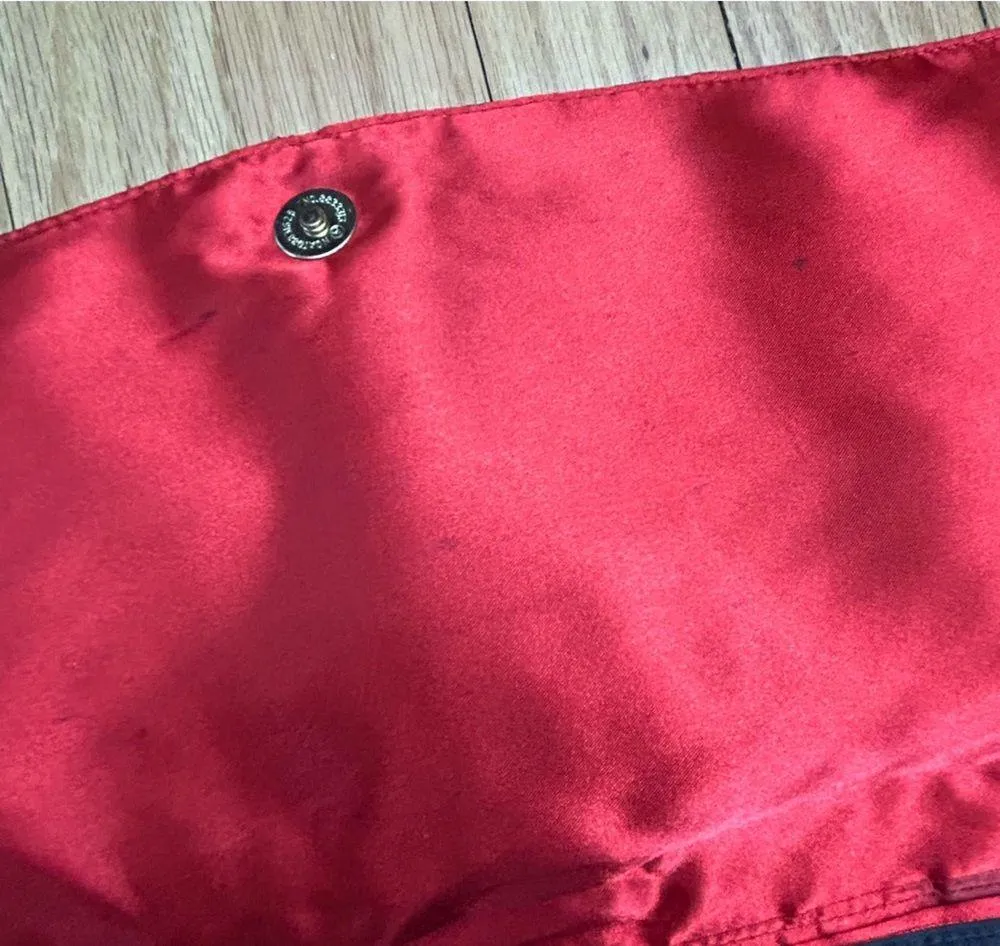 Vintage Apple Bottoms Black Shoulder Zipper Pouch/Bag - Image 7