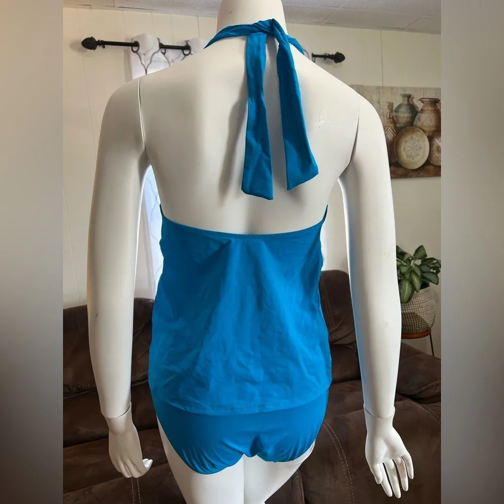 LAUREN RALPH LAUREN  2 piece swimsuit in blue - Image 2