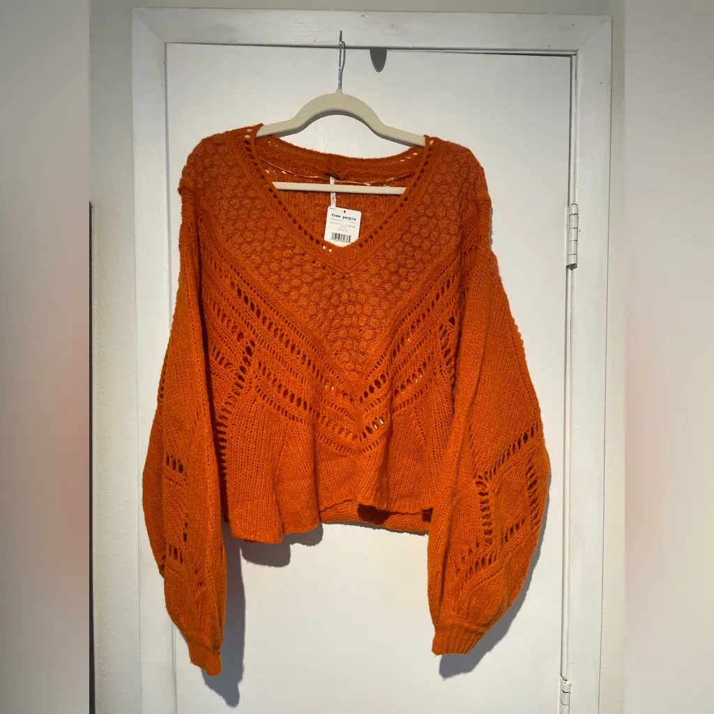 NWT! Free People Snowball Open Stitch Sweater - Image 5