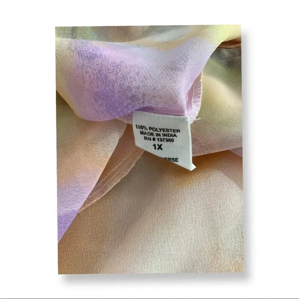 Live 4 Truth Size 3X Pastel Multi Color Swimsuit  Cover Up New - Image 4