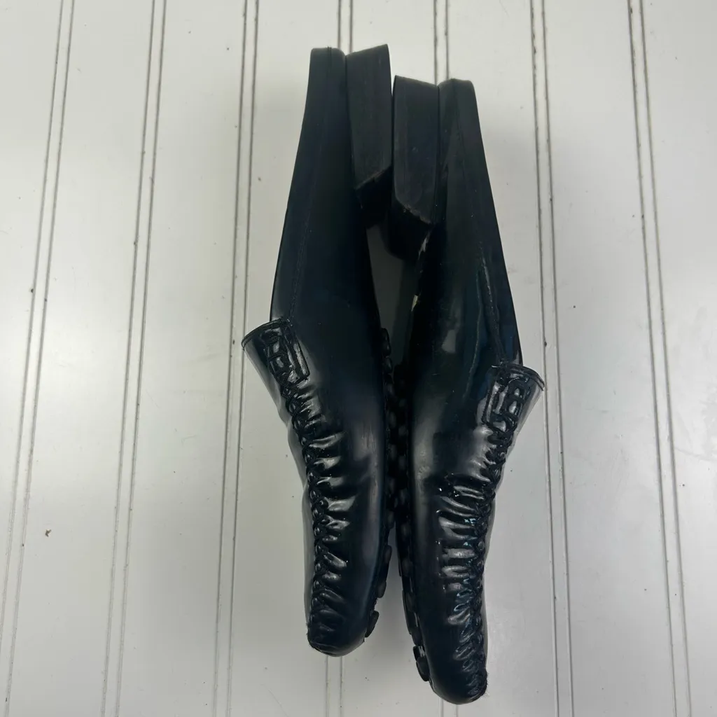 Stuart Weitzman Black Patent Leather Loafers Size 9 - Image 7