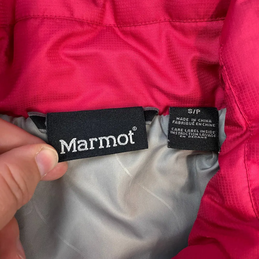Marmot Full Zip Pink Puffer Jacket Size S - Image 4