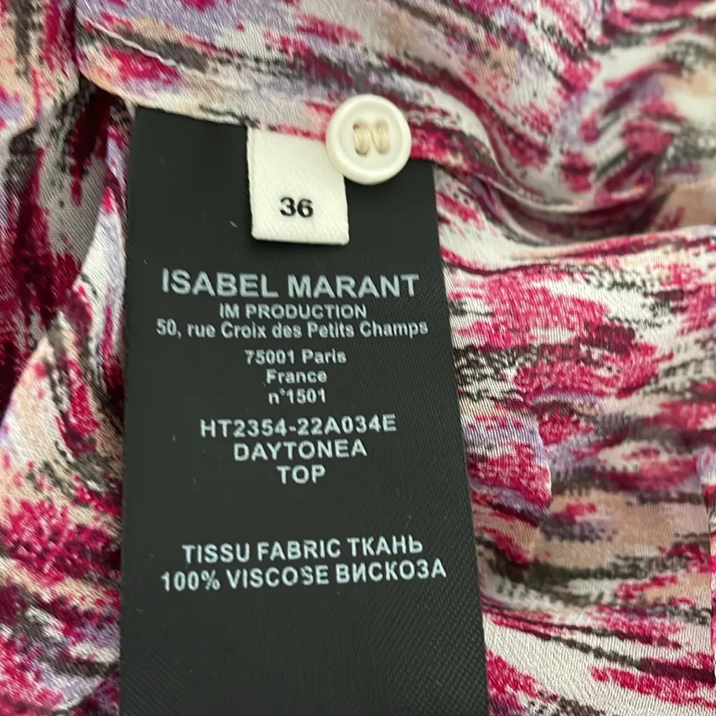 Isabel Marant E’Toile Daytonea Blouse NWT - Image 10