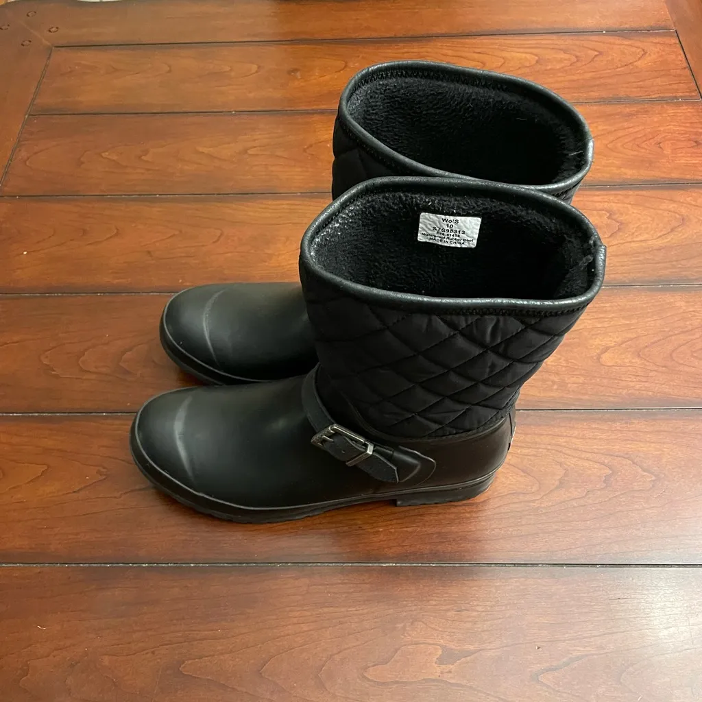Sperry Walker Quilted Fleece Lined Rain‎ Boots - Image 3