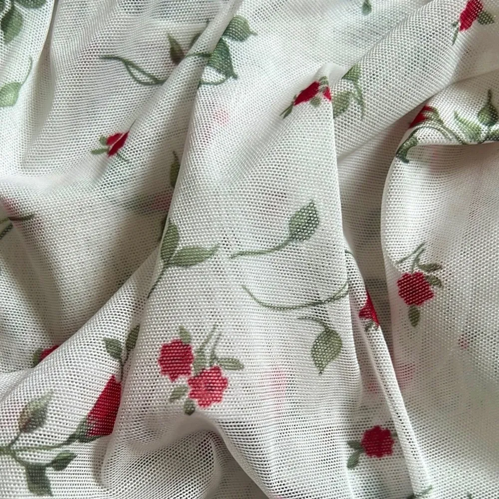 Y2K Mesh Rose Cami - Image 5