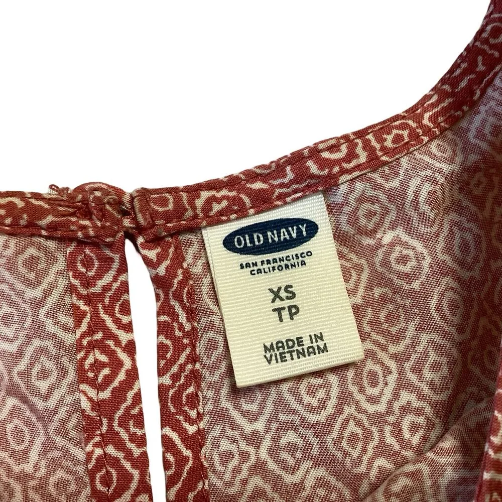 Old Navy Sleeveless Printed Swing Dress - Image 6