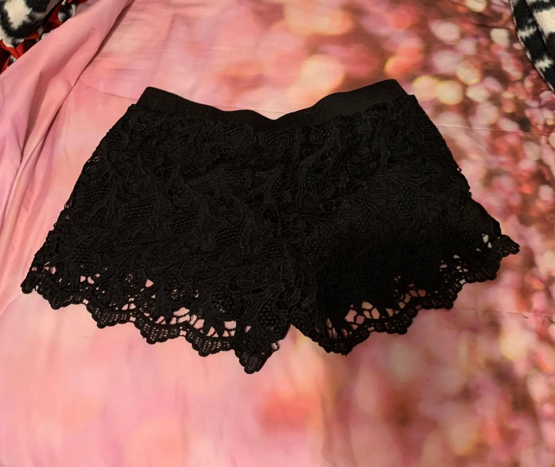 Black Lace Shorts - Image 7