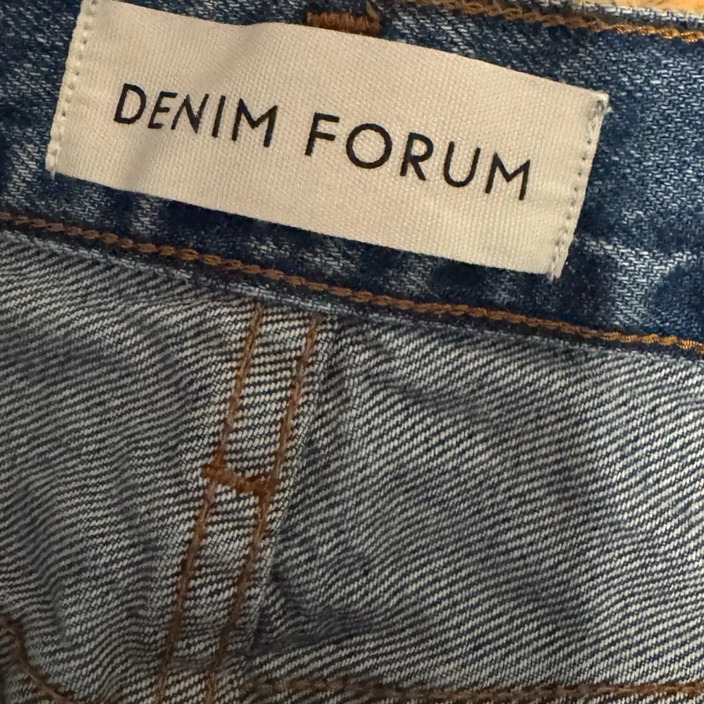 Denim Forum 90s ricci Mini Skirt Blue Size 25 - Image 4