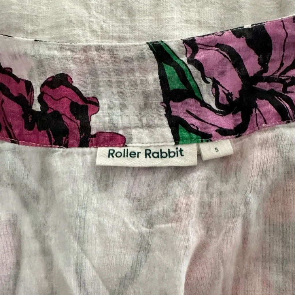 Roller Rabbit Women’s Small Jorales Bibianna Wrap Floral Dress - Image 5