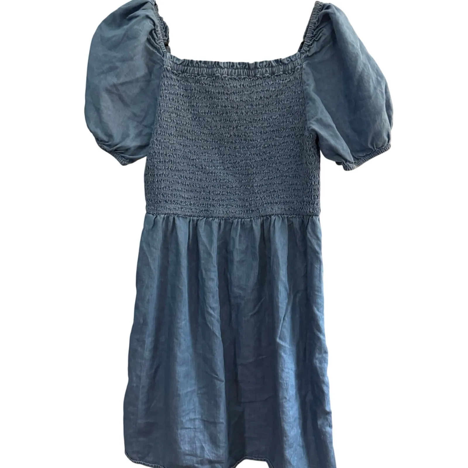 Ann Taylor Outlet Denim Dress, Small Blue - Image 3