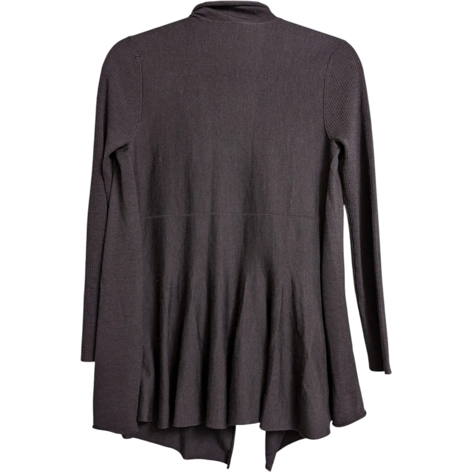 Eileen Fisher Purple Long Sleeve Draped Petite Open Front Cardigan PS - Image 2