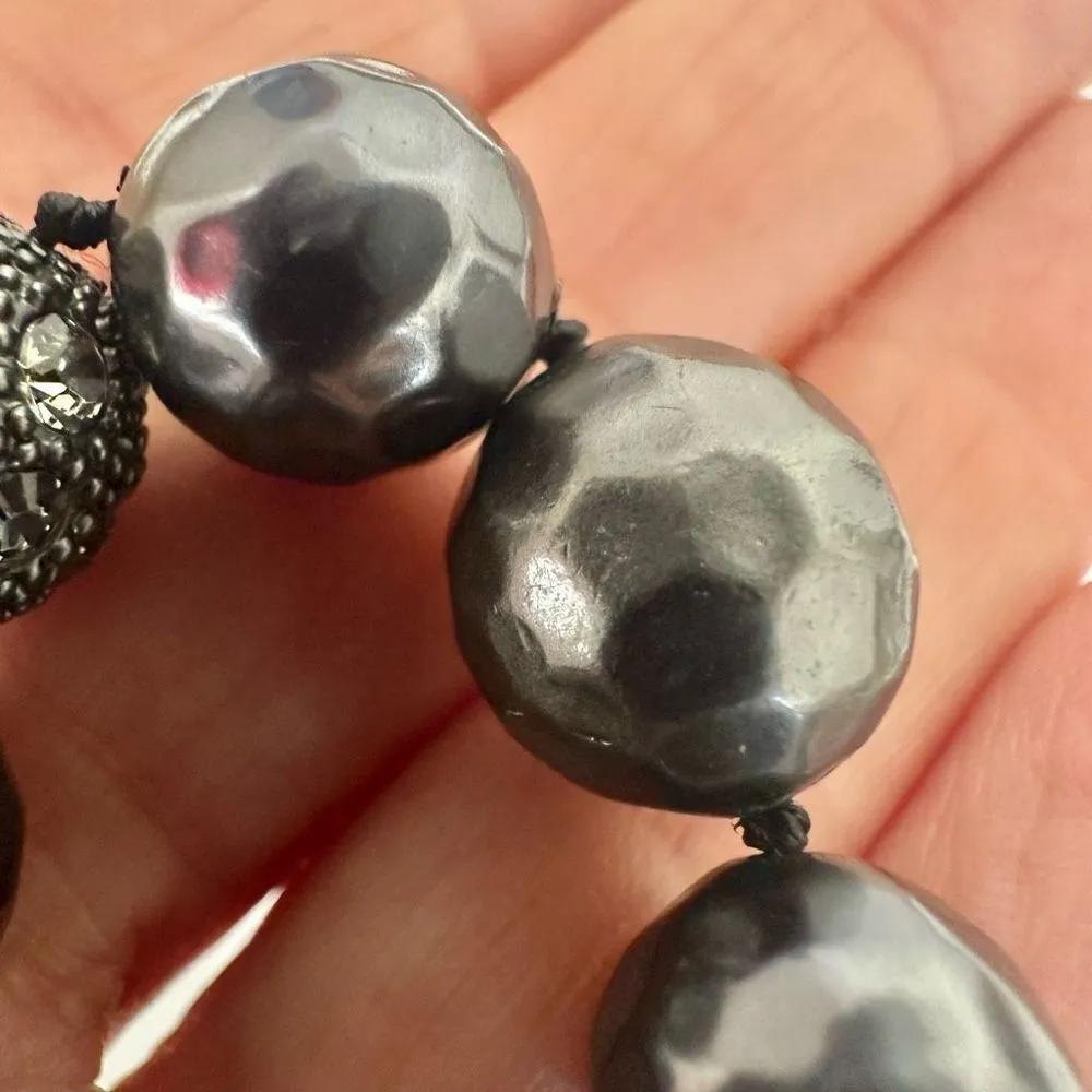 Kenneth Cole  grey beaded bracelet - Image 7