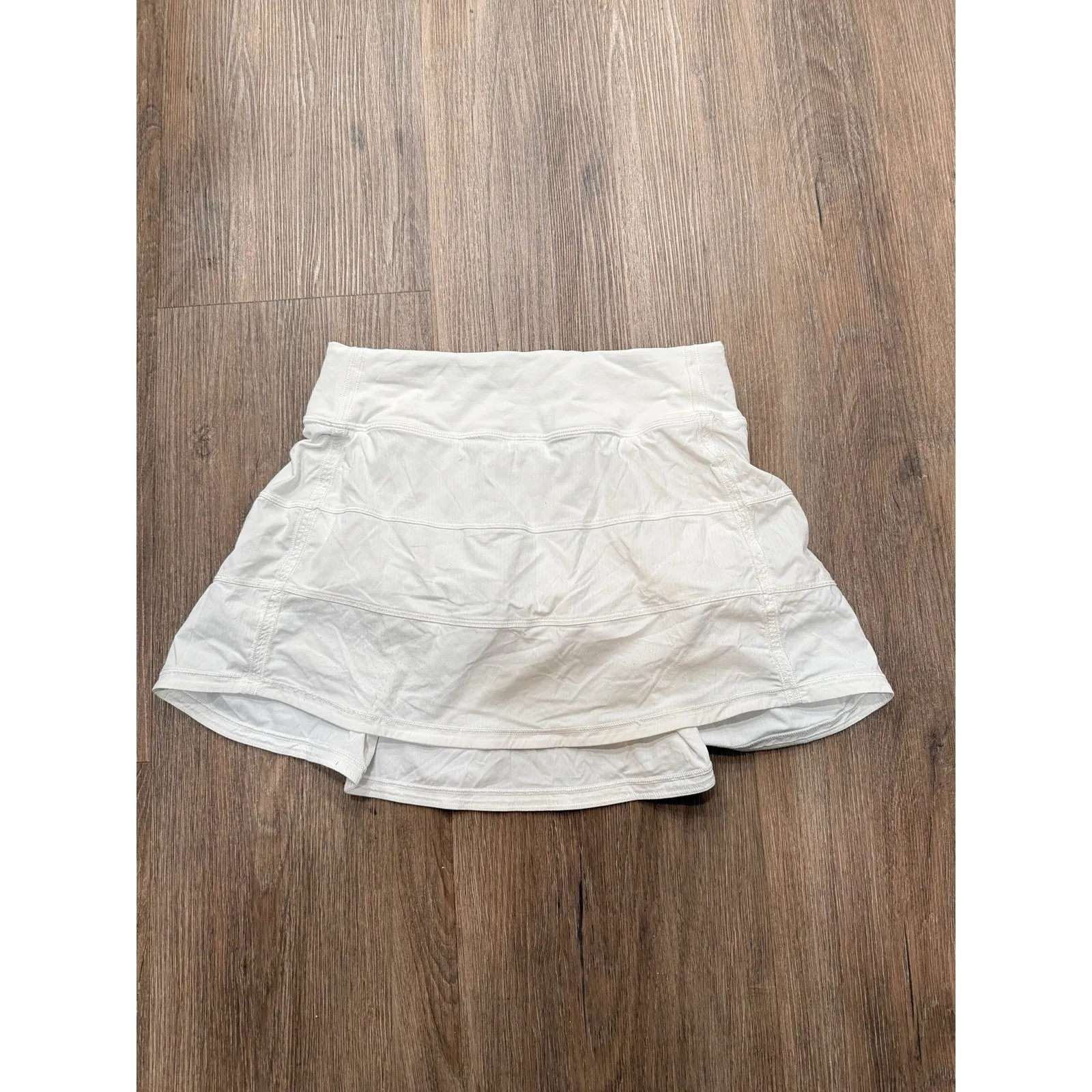 LULULEMON 2 Tall white pace rival skirt lined - Image 3