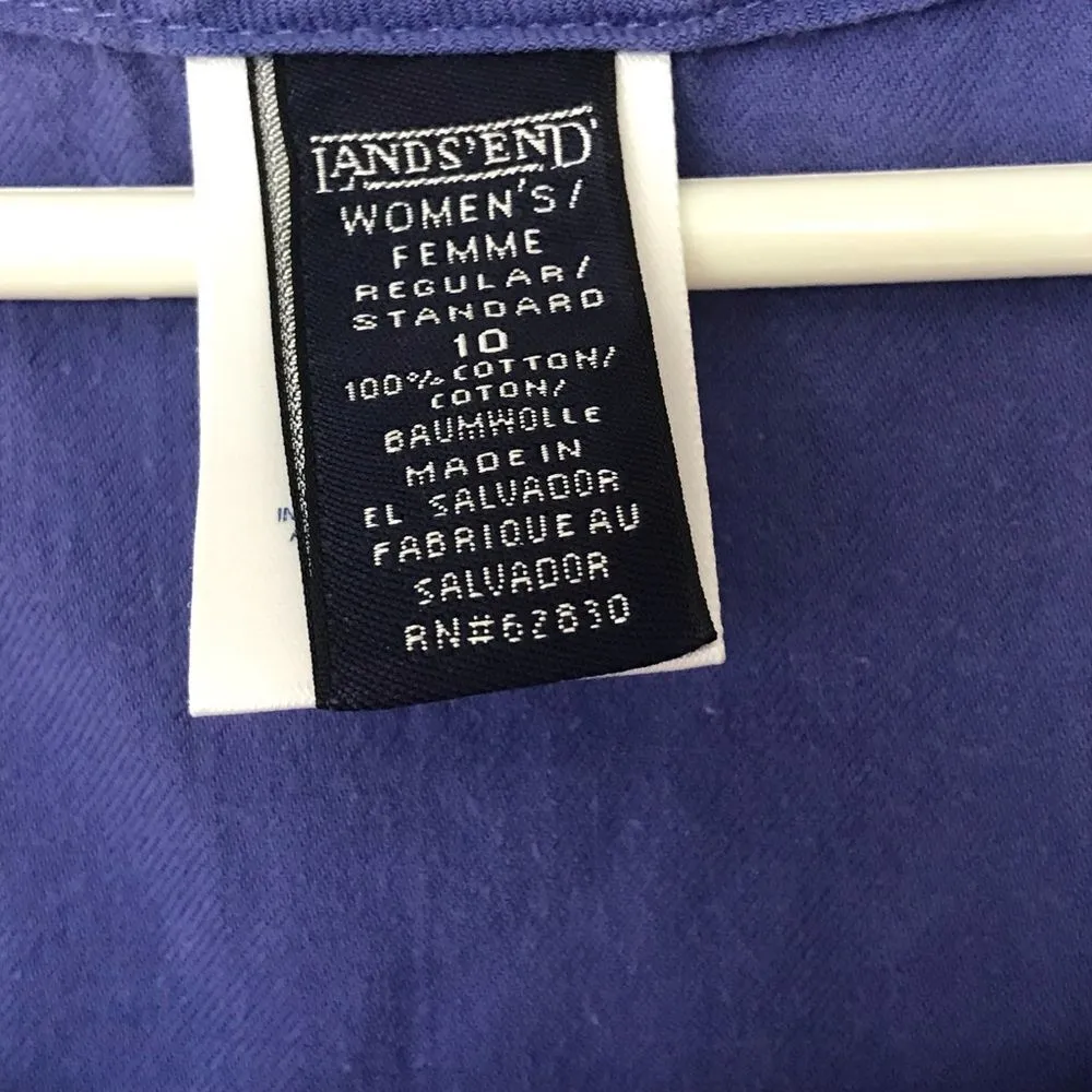 Lands' End Cotton Sleeveless Jumper - Image 5