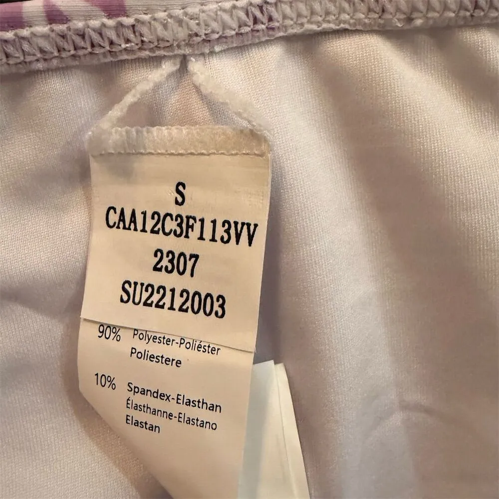 Cupshe Women's Purple Floral Bikini Set Size S Bralette Style 2 Piece - Image 7