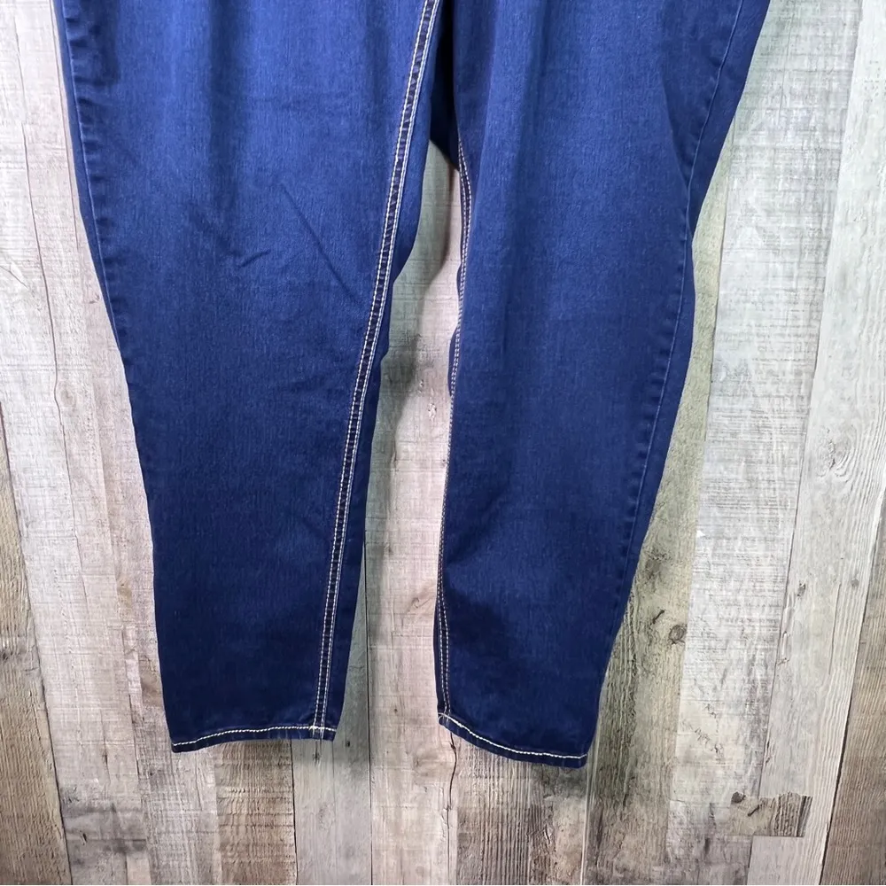 Cato Denim Size 22W Stretch Blue Denim Jeans w/Embellishments & Embroide… - Image 4