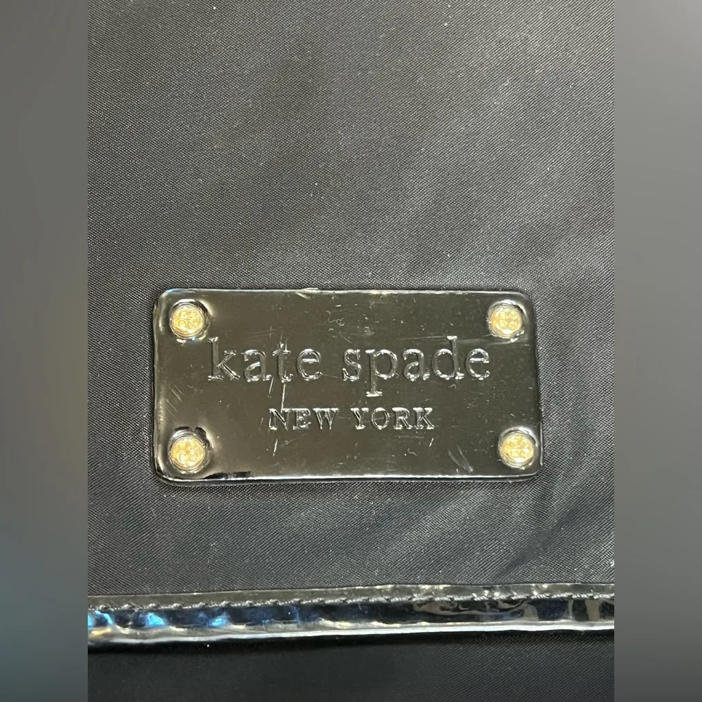 Kate Spade Black Nylon Messenger Diaper Laptop Bag - Image 5
