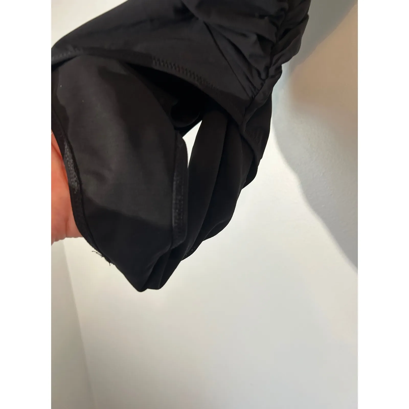 Profile by Gottex Ruched One Piece Swimsuit Tummy Control Shaping Black Size 6 - Image 6