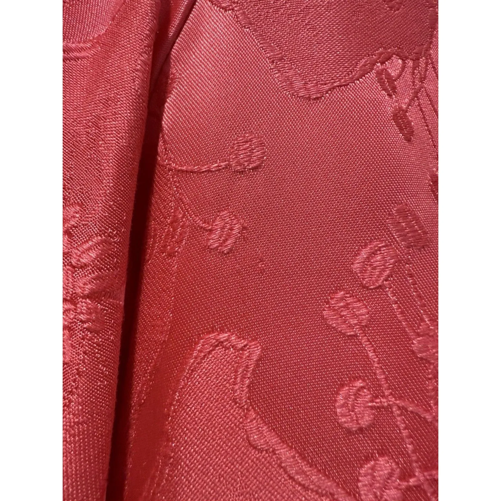 Vintage Lisanne Loungewear Dress Women Medium Pink Floral Robe Zip Housecoat - Image 8