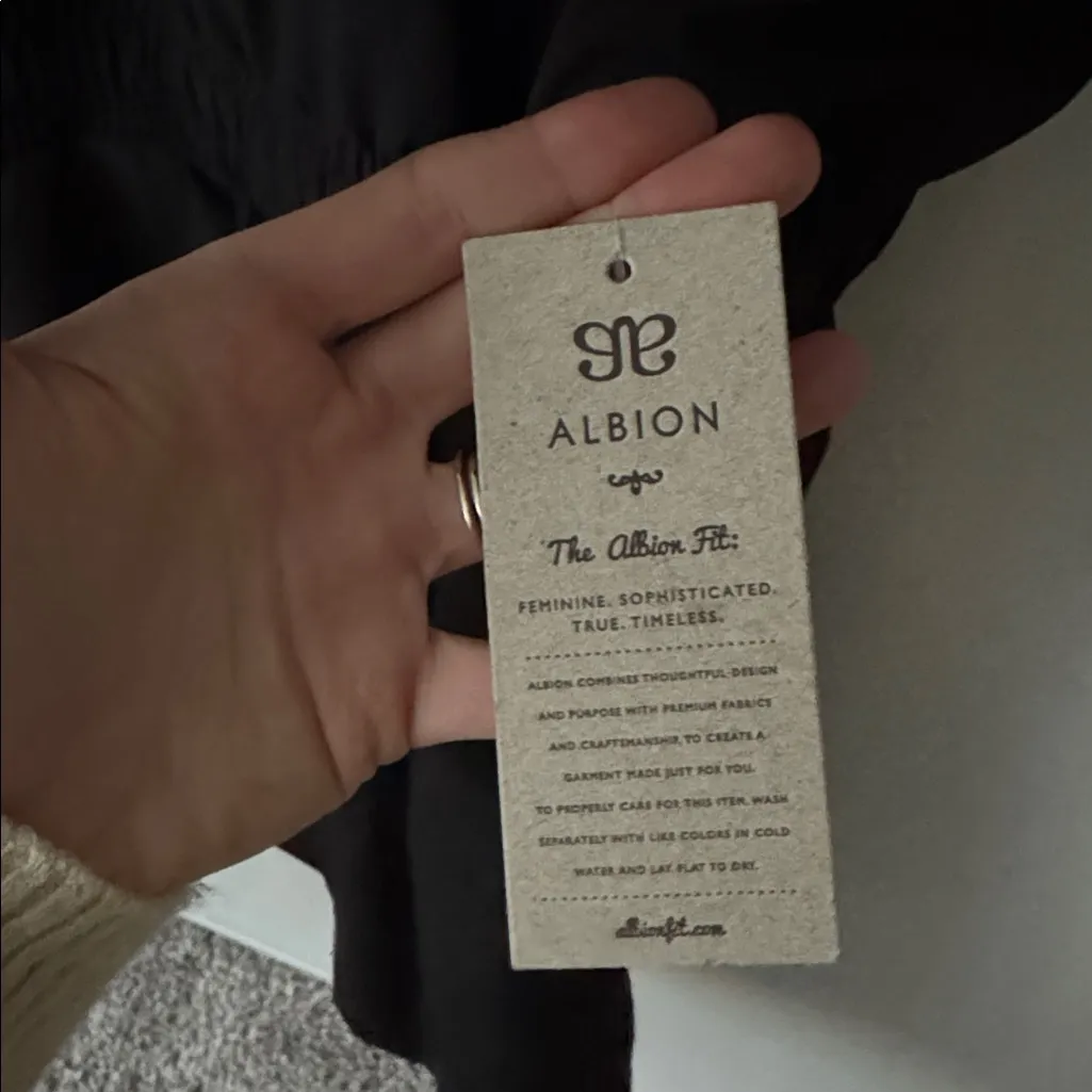 NWT Albion L Going Places Dress in Black - Image 4