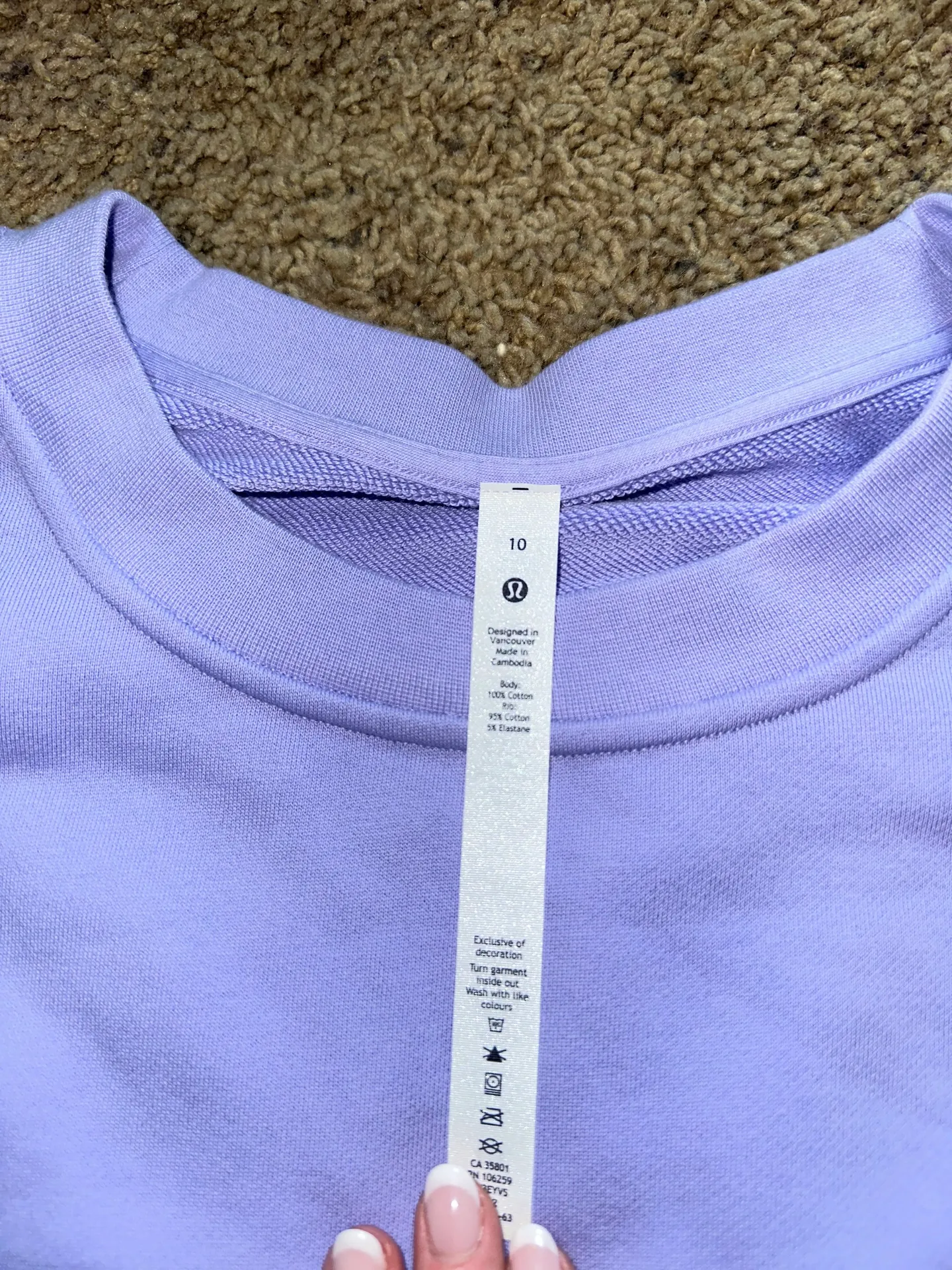 Lululemon Women’s  Perfectly Oversized Crewneck - Image 2