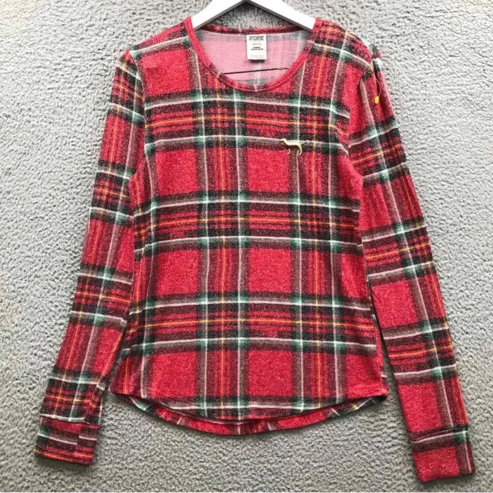 Victoria’s Secret Pink XS plaid sleep shirt - Image 2