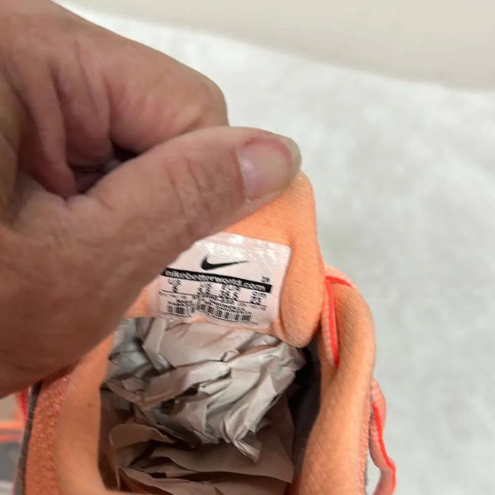 Nike Revolution Women's Athletic Shoes Gray and Orange - Image 12