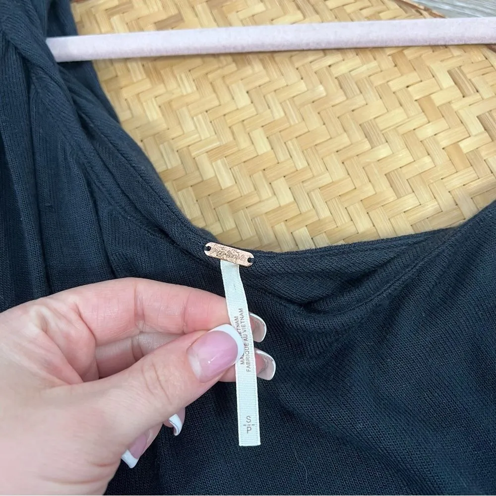 Free people black marina tank‎ top - Image 3