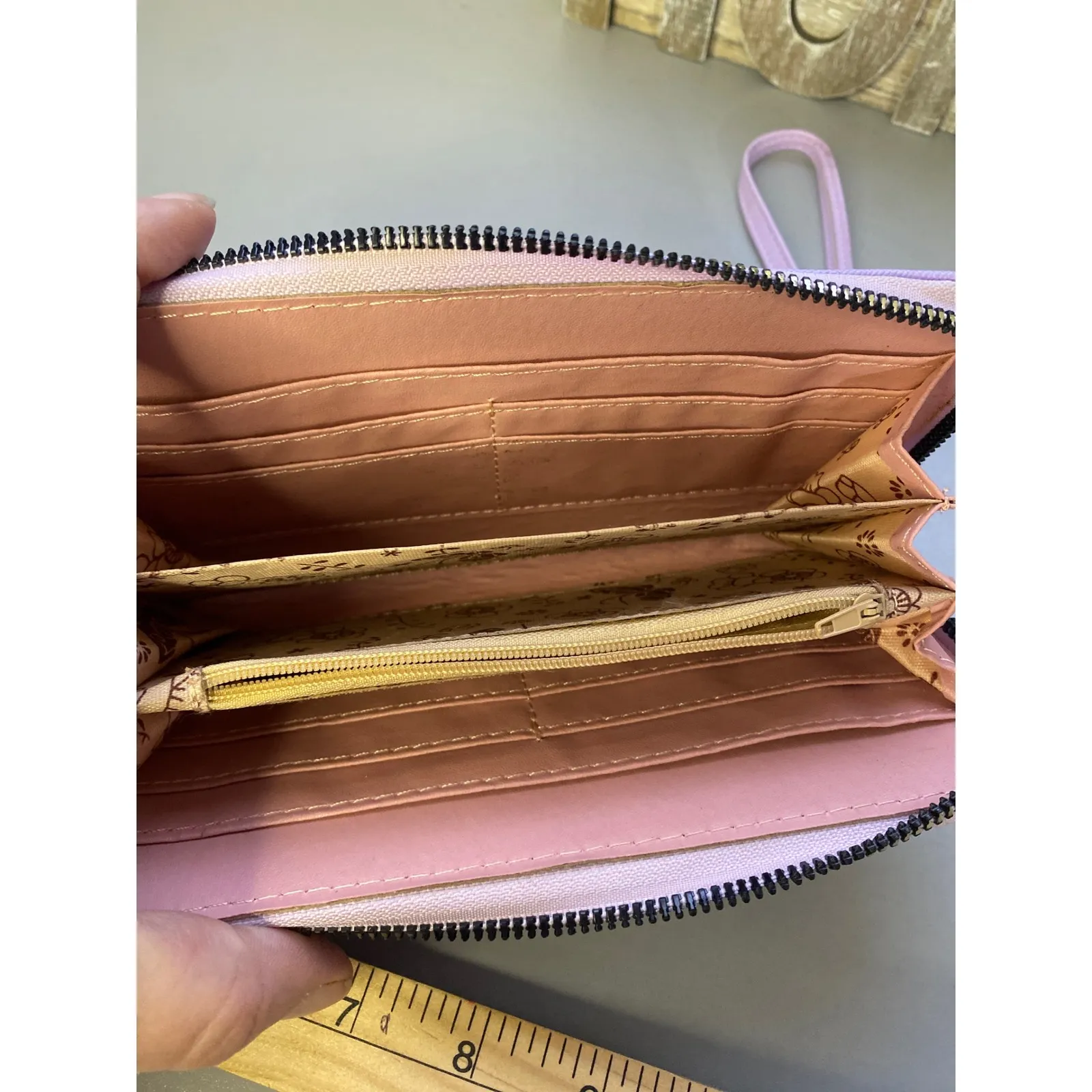 SUO UI Purple Fashion Leather Wristlet Wallet Organizer - Image 3