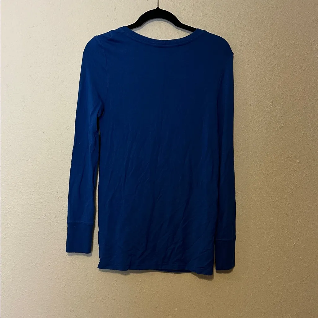Athleta  Blue Nirvana Twist Front Sweatshirt Size XS‎ - Image 7