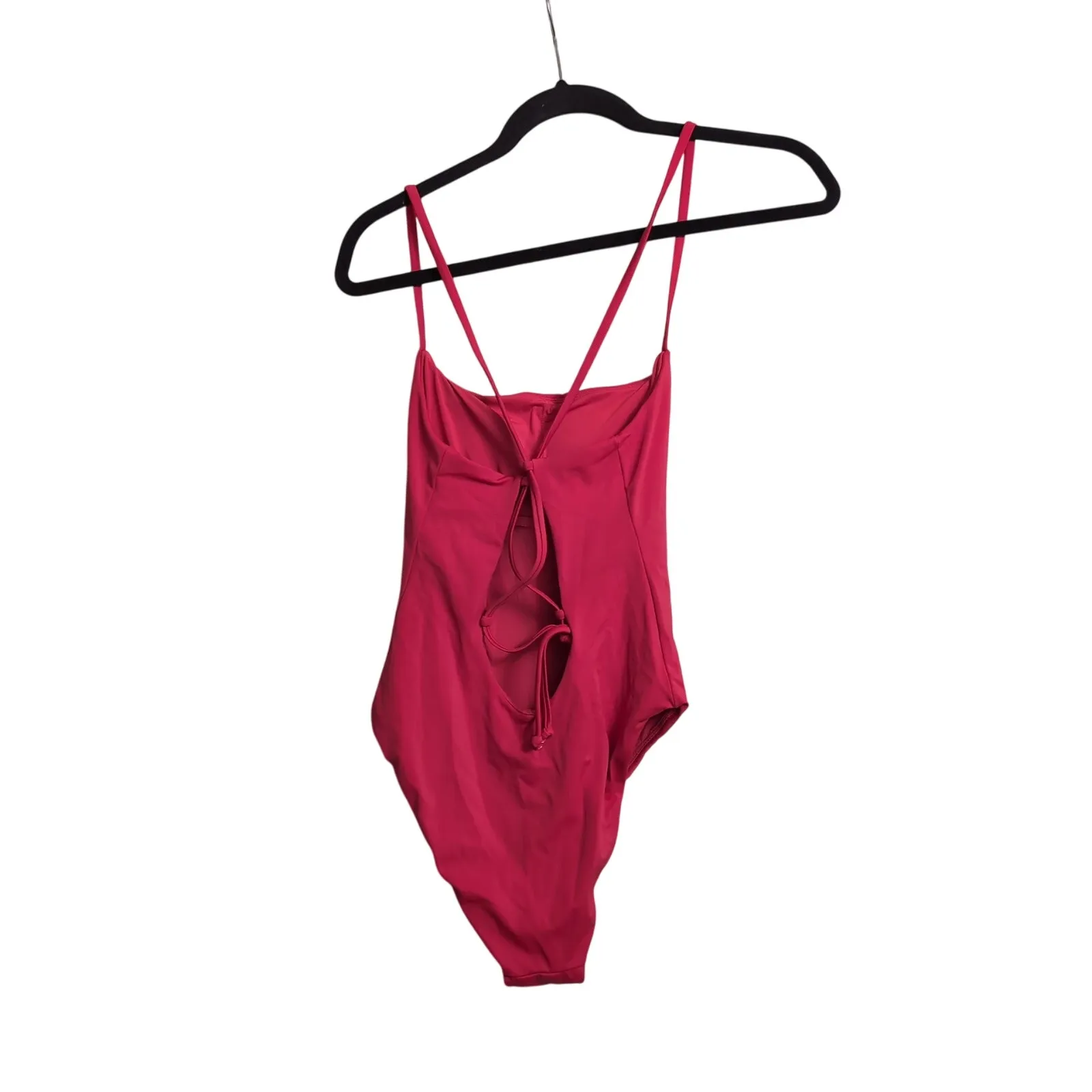 Andie Fiji One Piece Cherry Red Strappy Swimwear Bathing Suit XS New - Image 2