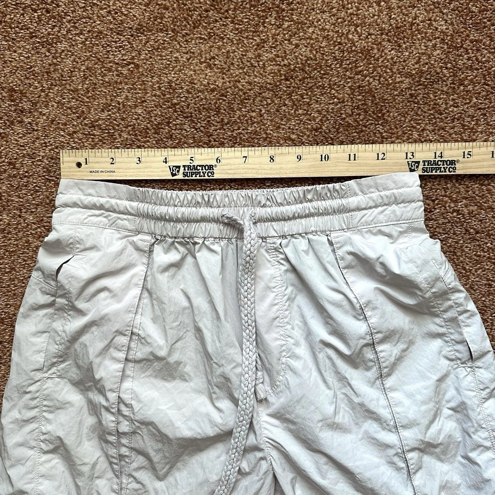 Free People Parachute Pants XS Pink Pull On Balloon Harem Elastic Waist - Image 4