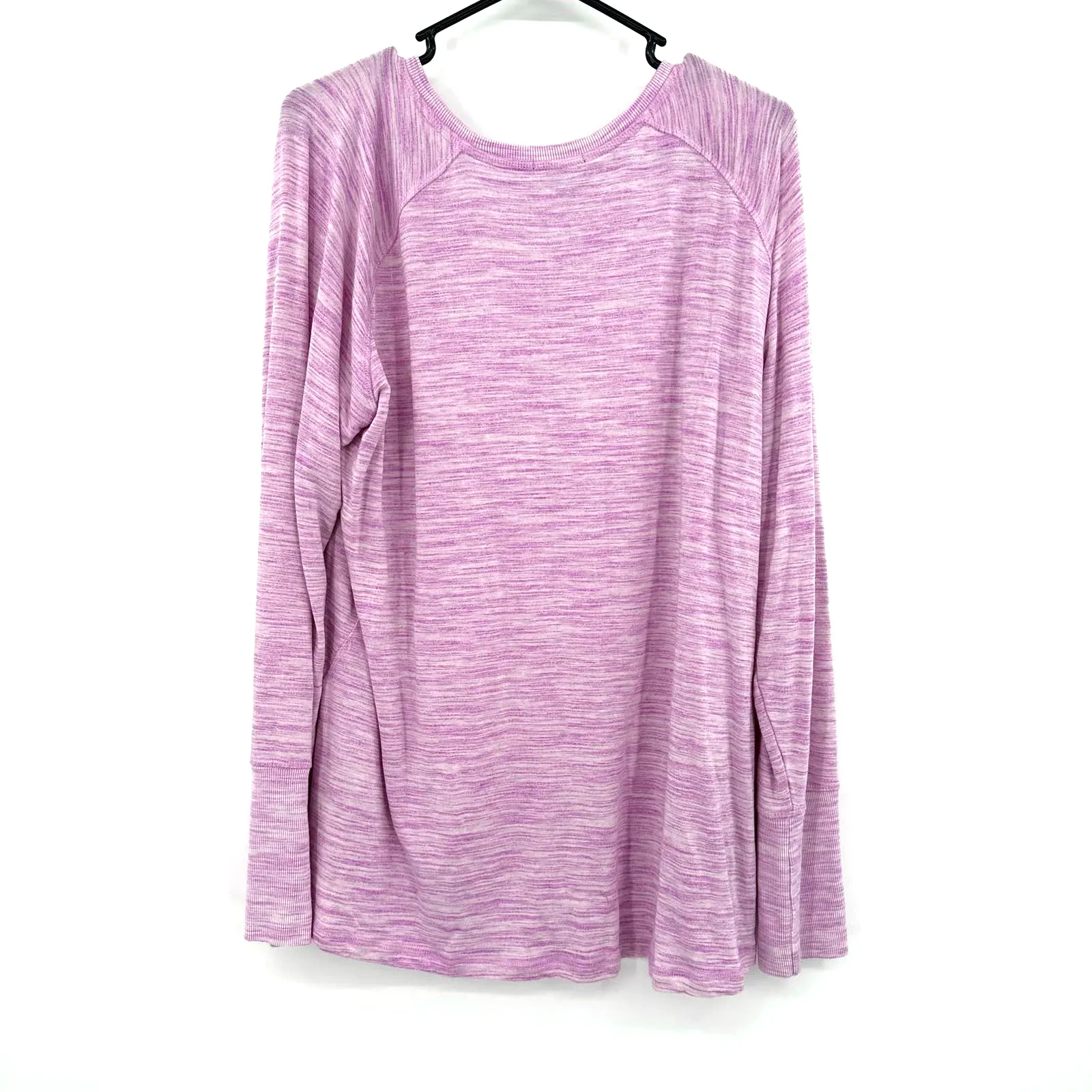 Champion size XXL long sleeve‎ sweater top shirt heathered purple athleisure - Image 2