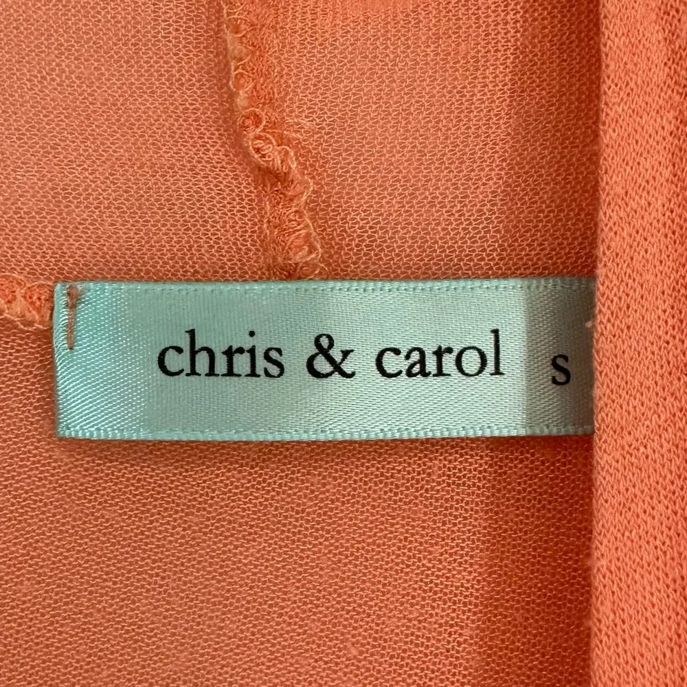 Chris & Carol Long Sleeve Cardigan S Orange - Image 10