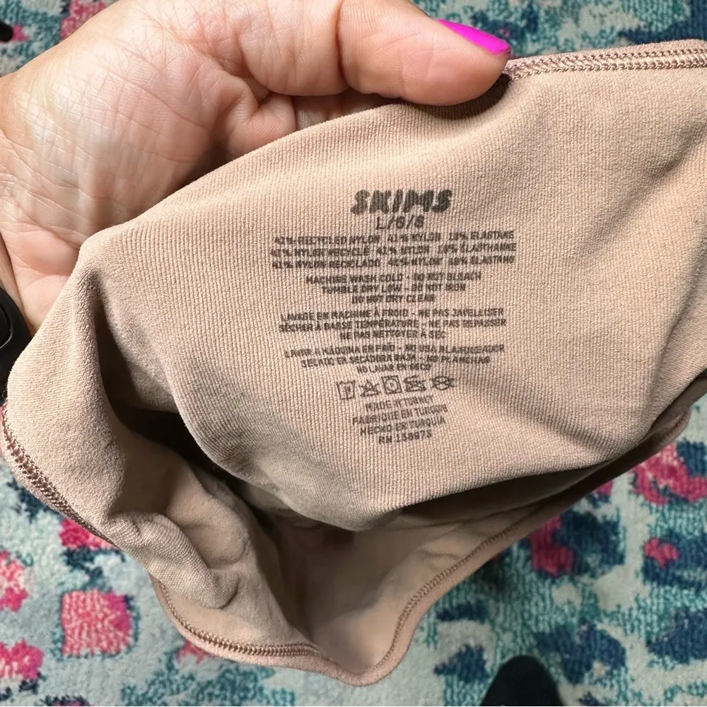 Skims Seamless Sculpt Open Bust Thong Bodysuit in Sienna - Image 7