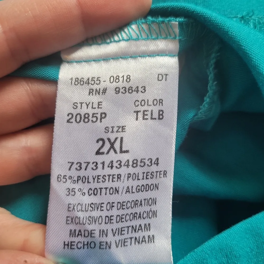 Cherokee Petite Teal Scrub Pants - Image 7