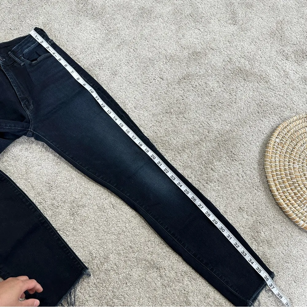 Mother Women’s High Waisted Looker Ankle Fray Jeans Wash Last Call Size 27 Blue - Image 16