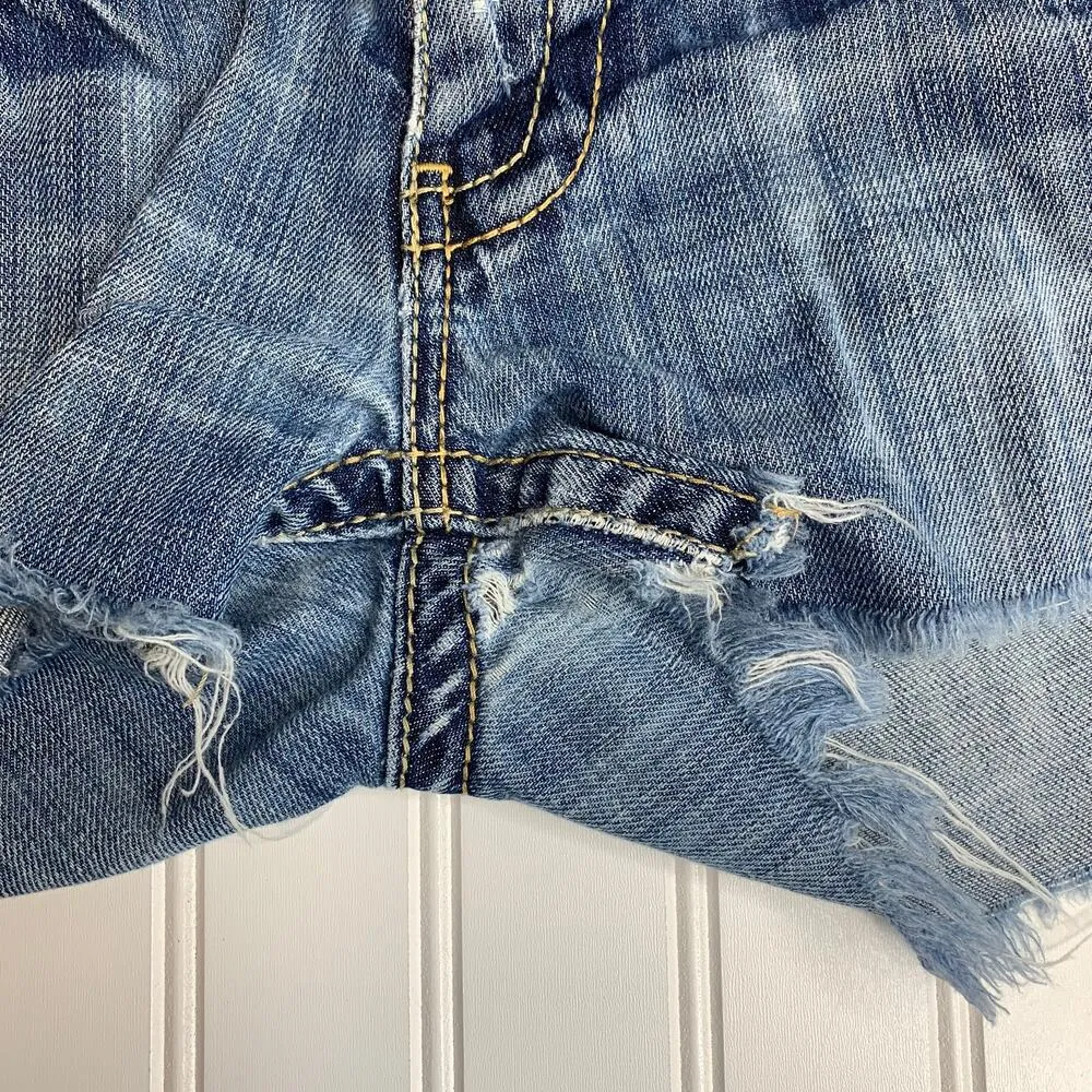 BKE Stella Jean Shorts Distressed Cutoffs Sz 27 - Image 4