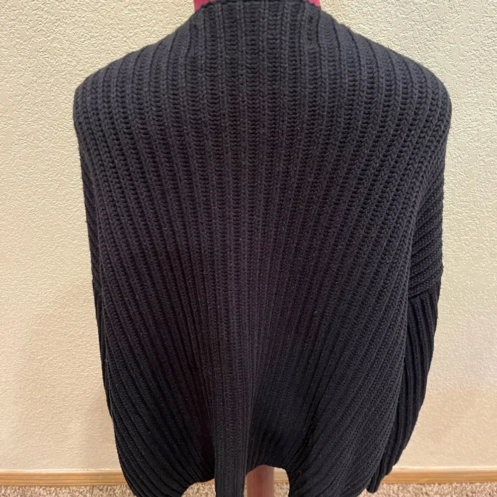 Code x Mode  Black Open Front Dolman Cardigan - Image 8